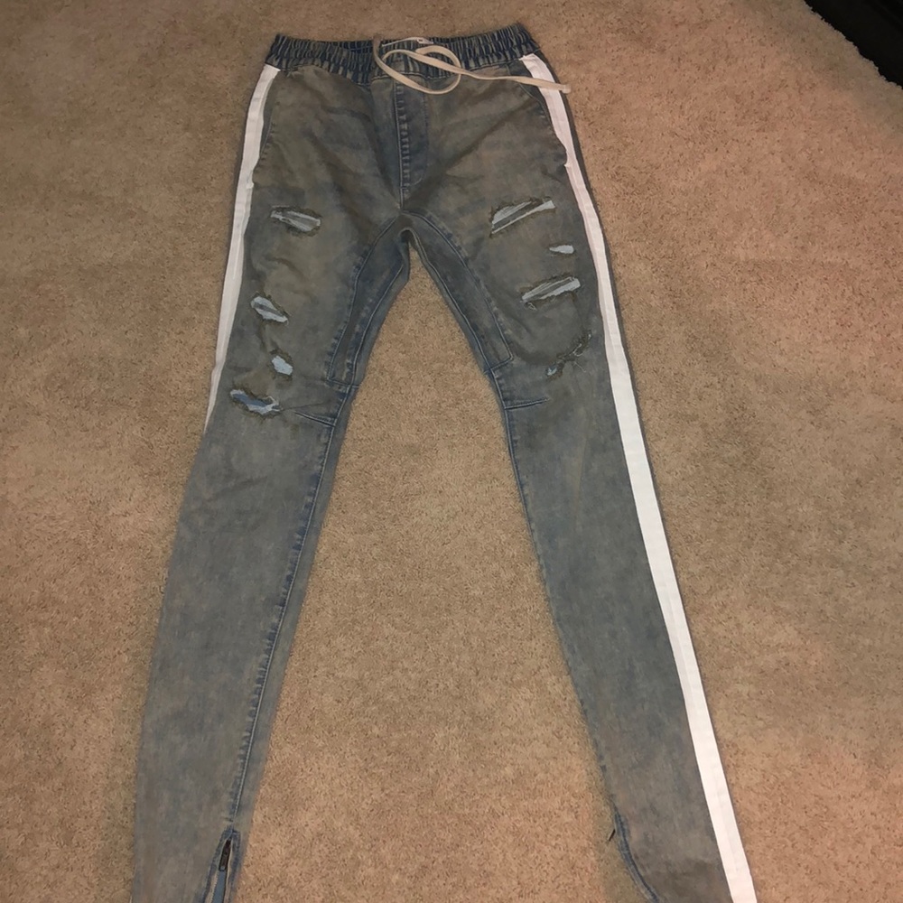 Ripped jeans from Pacsun.